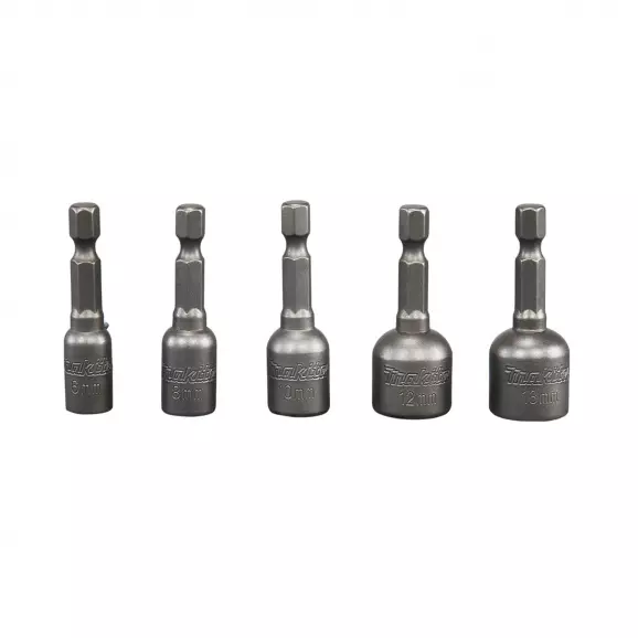 Накрайник камък комплект MAKITA 5части, SW 6.0, 8.0, 10.0, 12.0, 13.0х50мм, E6.3