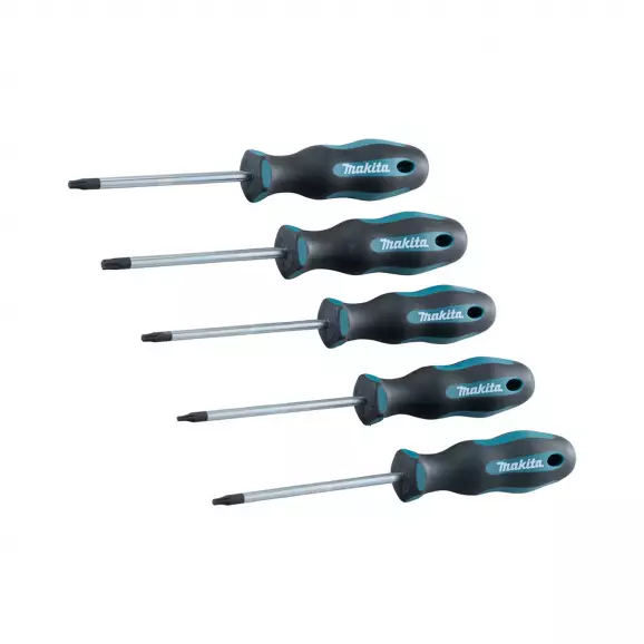 Отвертки комплект MAKITA TX10-30 5части, TX, двукомпонентна дръжка