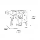 Перфоратор FERVI FFRH10503A-B, 1050W, 0-750об, 2800уд/мин, 4.8J, SDS-plus - small, 268744
