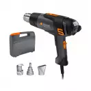 Пистолет за горещ въздух STEINEL HM 2320 E Case, 2300W, 80-650°C, 150-500л/мин - small