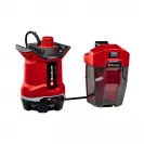 Помпа потопяема акумулаторна EINHELL GE-DP 18/25 Li - Solo, 18V, 2.0-8.0Ah, Li-ion, Q=125/min, H=5m, 1 1/4