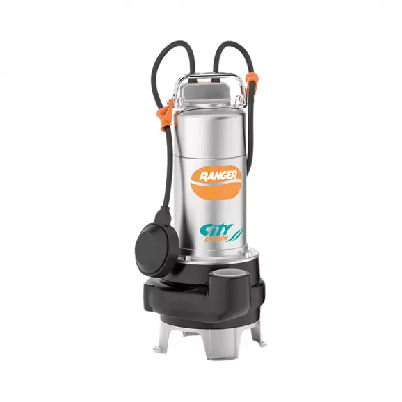 Помпа потопяема дренажна CITY PUMPS RANGER 15/35M, 1100W, Q=50-500l/min, H=13.5-2.0m, 1 1/2
