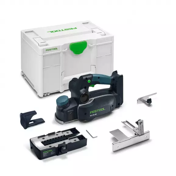 Ренде акумулаторно FESTOOL HLC 82 EB-Basic-Set, 18V, 1.5-6.0Ah, Li-Ion, 15000об/мин, 82мм, 0-2.5мм