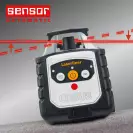 Ротационен лазерен нивелир LASERLINER Cubus 110 S set 150 cm, червен лазер клас 2, обхват 100m, точност 1.5mm/10m, автом./автом. - small, 267363