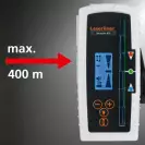 Ротационен лазерен нивелир LASERLINER Quadrum OneTouch 410 S, червен лазер клас 2, обхват 400m, точност 0.75mm/10m, автоматично - small, 270296