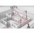Ротационен лазерен нивелир LASERLINER Quadrum OneTouch 410 S, червен лазер клас 2, обхват 400m, точност 0.75mm/10m, автоматично - small, 270301
