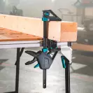 Стяга дърводелска автоматична WOLFCRAFT Pro Max 100x150мм, стягане 0-150мм, разтягане 220-410мм - small, 270357