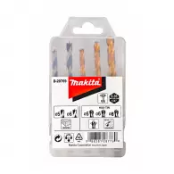 Свредла MAKITA 5.0-8.0мм 5части, за метал, дърво, HSS-TiN, шестостенна опашка 1/4