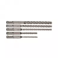 Свредла MAKITA Nemesis II 5.0-10мм 5части, за бетон, HM, 2 режещи ръба, SDS-plus
