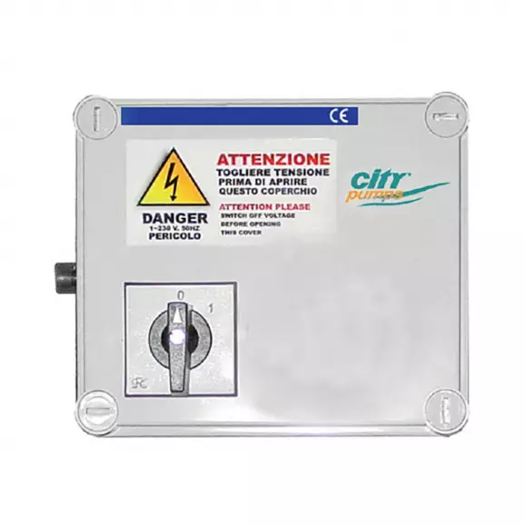Табло за управление на помпи CITY PUMPS CB 150M, 220V, 1100W, за сондажни и дълбочинни