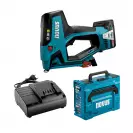 Такер акумулаторен NOVUS J-550 Set, 18V, 2.0Ah, Li-Ion, за кламери тип: A53, H37 и гвоздеи тип: E - small