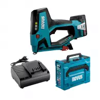 Такер акумулаторен NOVUS J-550 Set, 18V, 2.0Ah, Li-Ion, за кламери тип: A53, H37 и гвоздеи тип: E