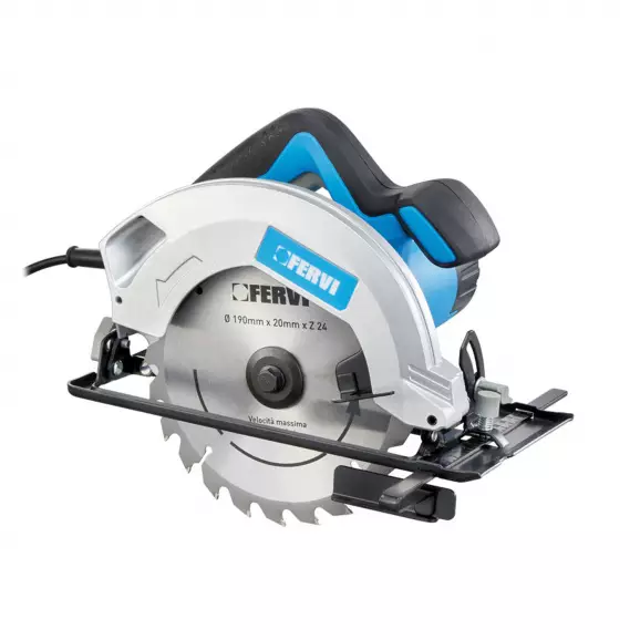 Трион циркулярен FERVI FFCS15003A-190K, 1500W, 5500об/мин, ф190x20мм