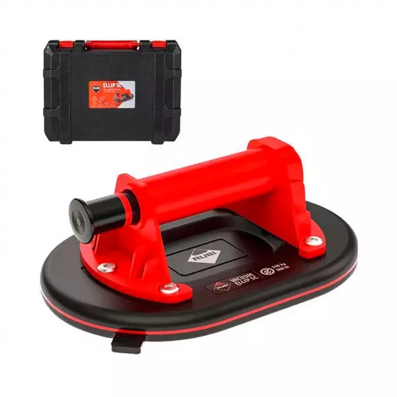 Вендуза единична за плоскости RUBI Ellip SC 140кг, ф167x247мм