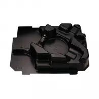 Вложка за куфар за ъглошлайф MAKITA Makpac 2, полипропилен, черна, за GA5040, GA5041, SA5040C