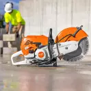 Ъглошлайф бензинов STIHL TS 710i, 5.0kW, 7.0к.с, 2600об/мин, ф350x20мм - small, 267147
