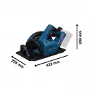 Акумулаторен циркулярен трион BOSCH EXKS18V-68GX Solo, 18V, 2.0-6.0Ah, Li-Ion, ф190x30мм - small, 270684