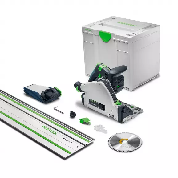 Акумулаторен циркулярен трион FESTOOL TSC 55 KSEB-Basic-FS, 18V, Li-Ion, ф160х20мм, 3500-5200об/мин, безчетков