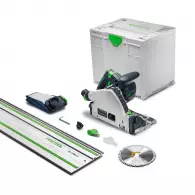 Акумулаторен циркулярен трион FESTOOL TSC 55 KSEB-Basic-FS, 18V, Li-Ion, ф160х20мм, 3500-5200об/мин, безчетков