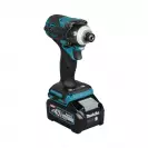 Акумулаторен гайковерт ударен MAKITA TD004GD201, 40V, 2.5Ah, Li-Ion, 1/4