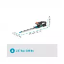 Акумулаторен храсторез GARDENA EasyCut 40/18V P4A Set, 18V, 2.0Ah, Li-Ion, 400мм - small, 269814