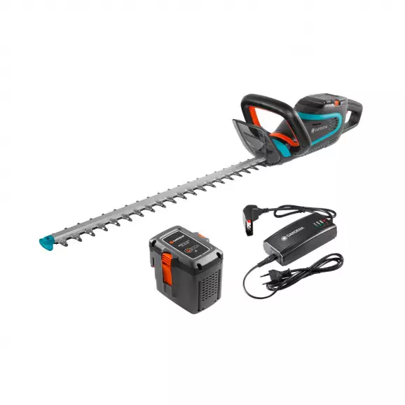 Акумулаторен храсторез GARDENA PowerCut Li-40/60 Set, 40V, 2.6Ah, Li-Ion, 600мм