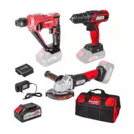 Акумулаторен комплект RAIDER RDP-BXS13 (RDP-SRH20 + RDP-KBAG20 + RDP-KCD20), 20V, 4.0Ah, Li-Ion
