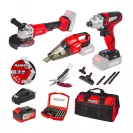 Акумулаторен комплект RAIDER RDP-BXS3 (RDP-YAG20 + RDP-KHID20 + RDP-SMWC20), 20V, 5.0Ah, Li-Ion - small