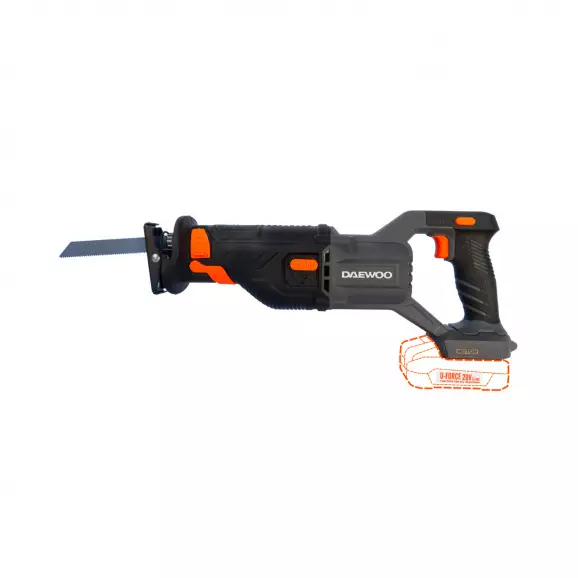 Акумулаторен саблен трион DAEWOO U-FORCE DALRCBL20-290, 20V, 2.0-8.0Ah, Li-Ion, 29мм, безчетков