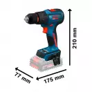 Акумулаторен ударен винтоверт BOSCH EXSB18V-90 Solo, 18V, 2.0-6.0Ah, Li-Ion, 65Nm, безчетков - small, 270645