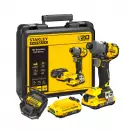Акумулаторен ударен винтоверт STANLEY SFMCF830D2K-QW, 18V, 2.0Ah, Li-Ion, 203Nm, безчетков - small