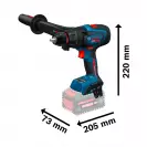 Акумулаторен винтоверт BOSCH EXSR18V-150 Solo, 18V, 2.0-6.0Ah, Li-Ion, 150Nm, безчетков - small, 270672