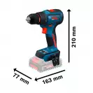 Акумулаторен винтоверт BOSCH EXSR18V-90, 18V, 4.0Ah, Li-Ion, 65Nm, безчетков - small, 270876