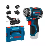 Акумулаторен винтоверт BOSCH GSR 12V-32 FC L-BOXX Solo, 12V, 2.0-6.0Ah, Li-Ion, 32Nm, безчетков