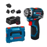 Акумулаторен винтоверт BOSCH GSR 12V-32 FC Set, 12V, 2.0Ah, Li-Ion, 32Nm, безчетков