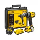 Акумулаторен винтоверт STANLEY SFMCD725D2K, 18V, 2.0Ah, Li-Ion, 80Nm, безчетков - small
