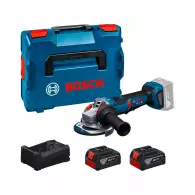 Акумулаторен ъглошлайф BOSCH GWS18V-11PS Set, 18V, 5.0Ah, Li-Ion, ф125мм, безчетков