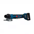 Акумулаторен ъглошлайф BOSCH GWS18V-11PS Set, 18V, 5.0Ah, Li-Ion, ф125мм, безчетков - small, 275402