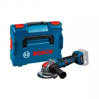 Акумулаторен ъглошлайф BOSCH GWX18V-11PS Solo L-Boxx, 18V, 4.0-12.0Ah, Li-Ion, ф125мм, безчетков