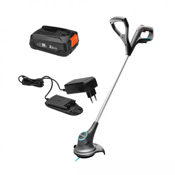 Акумулаторна коса GARDENA SmallCut 23/18V Set, 18V, 2.0Ah, Li-Ion, 23см