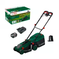 Акумулаторна косачка BOSCH ROTAK18V-34, 18V, 4.0Ah, Li-Ion, 340мм, безчетков мотор
