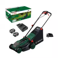 Акумулаторна косачка BOSCH ROTAK18V2-38, 18V, 4.0Ah, Li-Ion, 380мм, безчетков мотор