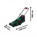 Акумулаторна косачка BOSCH ROTAK18V2-38 Solo, 18V, 2.0-6.0Ah, Li-Ion, 380мм, безчетков мотор - small, 275036