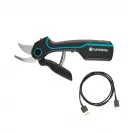 Акумулаторна лозарска ножица GARDENA AssistCut, 3.6V, 2.0Ah, Li-Ion, 25мм - small