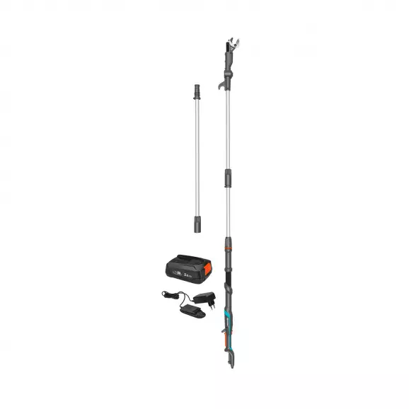 Акумулаторна ножица за рязане на клони GARDENA HighCut 360/18V P4A, 18V, 2.0Ah, Li-Ion, 28мм