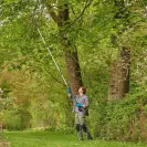Акумулаторна ножица за рязане на клони GARDENA HighCut 360/18V P4A, 18V, 2.0Ah, Li-Ion, 28мм - small, 268988