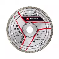 Диск диамантен EINHELL 180х2.6х25.4мм, за плочки, за сухо рязане