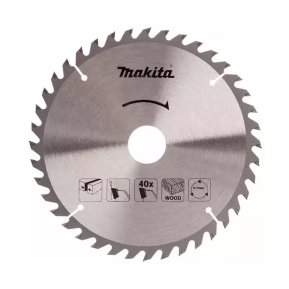 Диск с твърдосплавни пластини MAKITA 255/2.6/30 Z=40, за дървесина