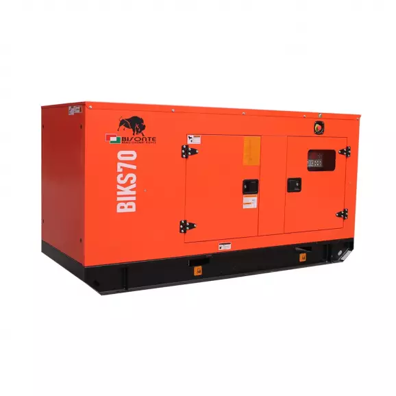 Генератор BISONTE BIKS70, 55kW, 230/400V, дизелов, трифазен, AVR, ATS