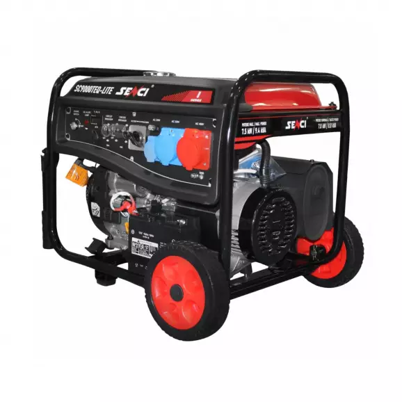 Генератор SENCI SC9000TEQ LITE, 7.5kW, 230/400V, бензинов, трифазен